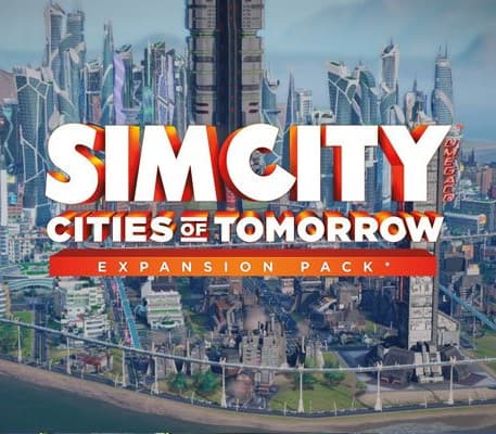 SimCity Cities of Tomorrow Expansion Pack PC EA App CD Key cover art