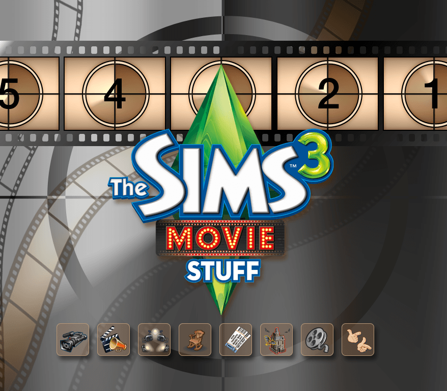 The Sims 3 + Movie Stuff Pack EA App CD Key cover art