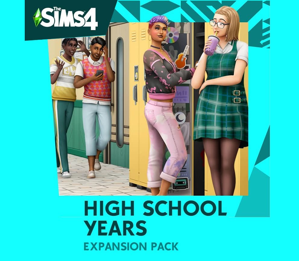 The Sims 4 - High School Years DLC PC EA App CD Key cover art