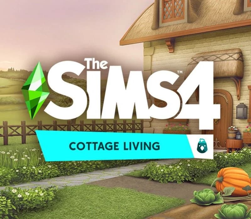 The Sims 4 - Cottage Living DLC PC EA App CD Key cover art