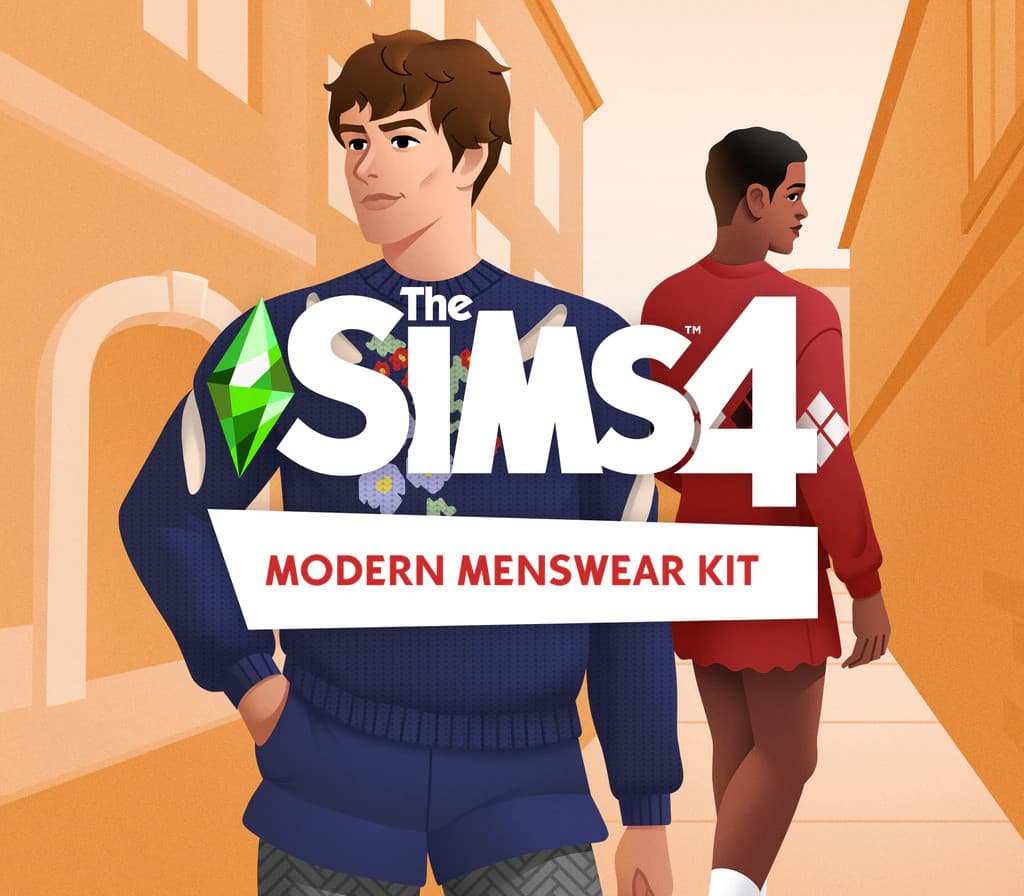 The Sims 4 - Modern Menswear Kit DLC PC EA App CD Key cover art