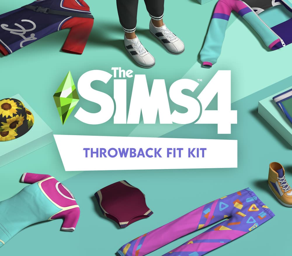 The Sims 4 - Throwback Fit Kit DLC PC EA App CD Key cover art