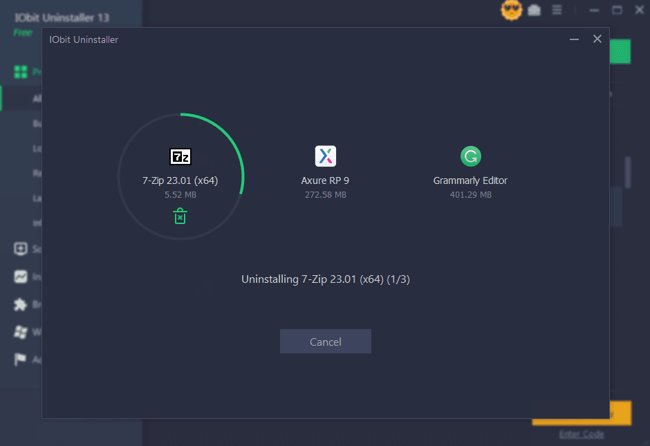 IObit Uninstaller 14 Pro Key (1 Year / 3 PCs) screenshot 1