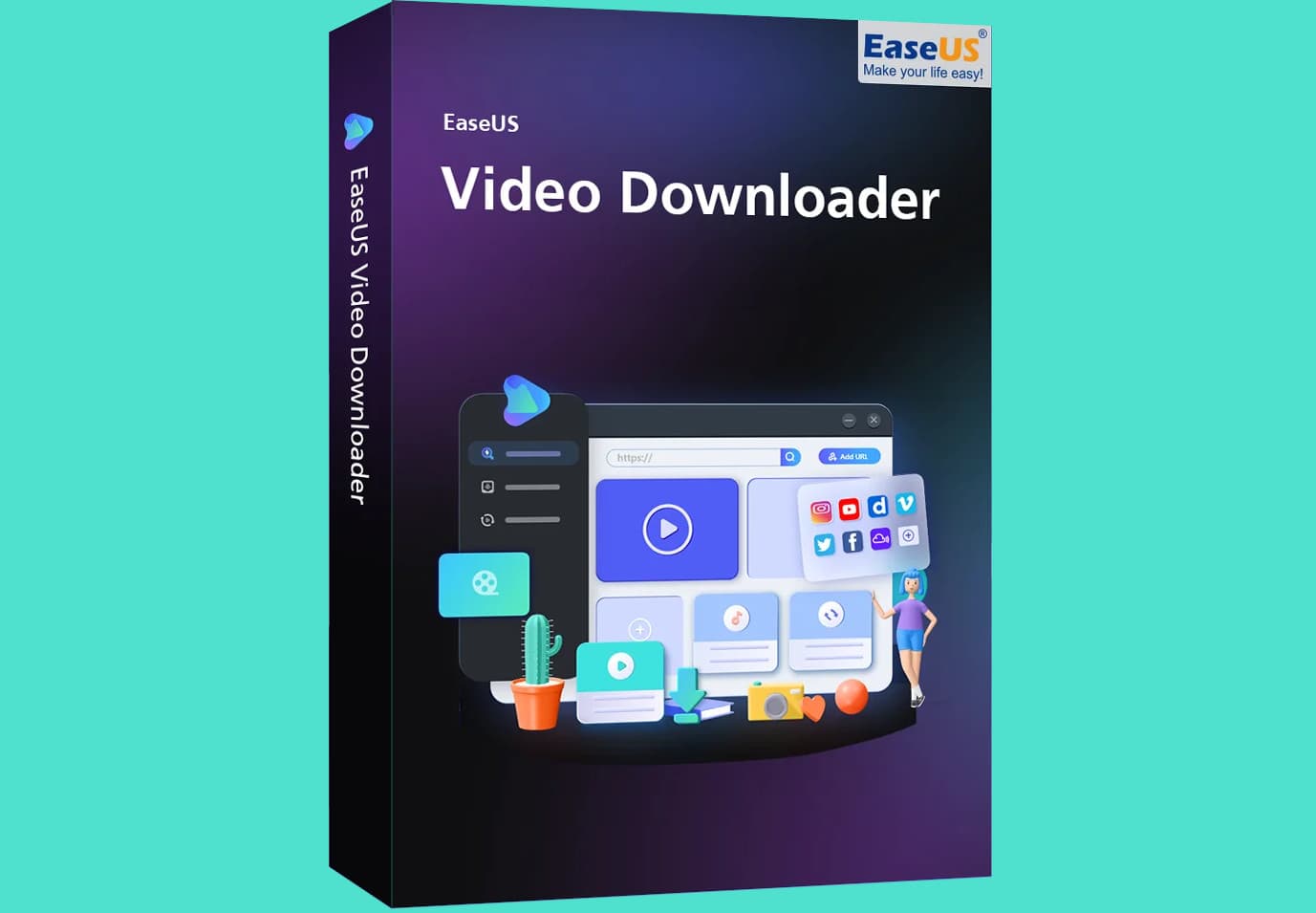 EaseUS Video Downloader for Mac Key (3 Devices) cover art