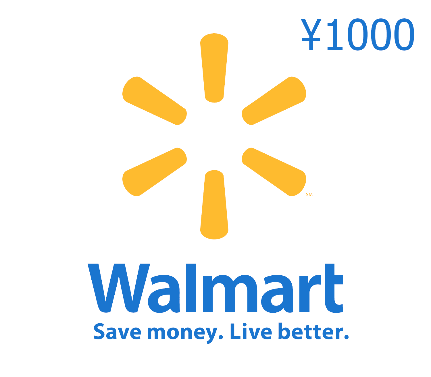 Walmart 1000 CNY Gift Card CN cover art