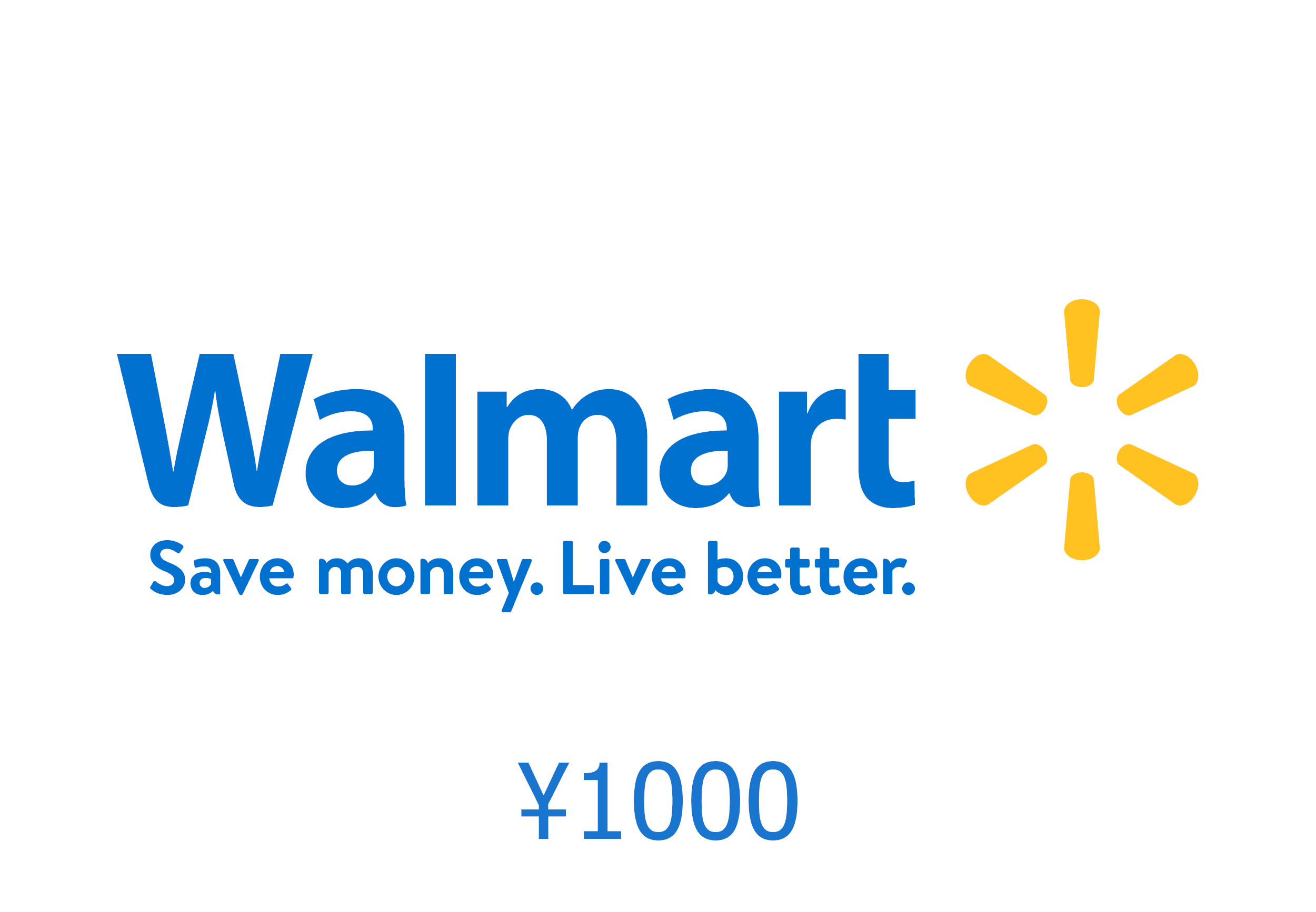 Walmart 1000 CNY Gift Card CN cover art