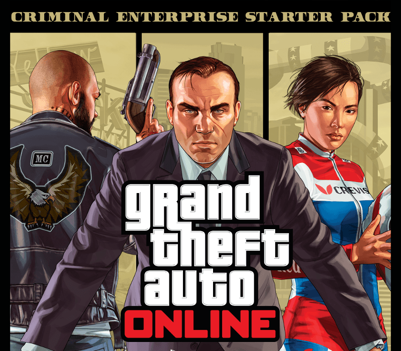 Grand Theft Auto V - Criminal Enterprise Starter Pack + Megalodon Shark Card Bundle Rockstar Digital Download CD Key cover art