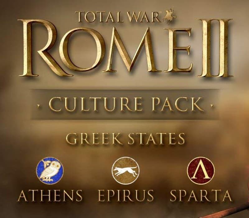 Total War: ROME II - Greek States Culture Pack DLC PC Steam CD Key cover art