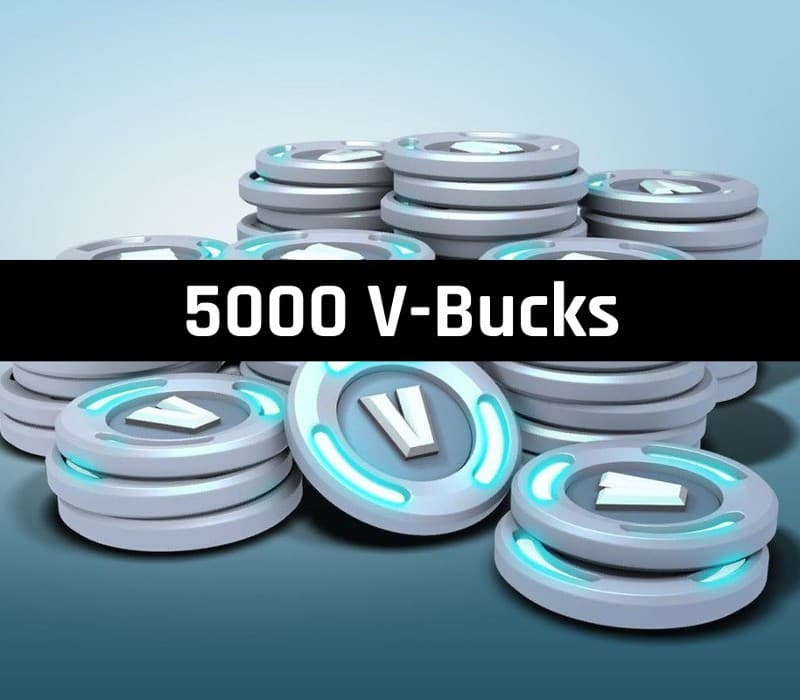 Fortnite 5000 V-Bucks PC Epic Games CD Key cover art