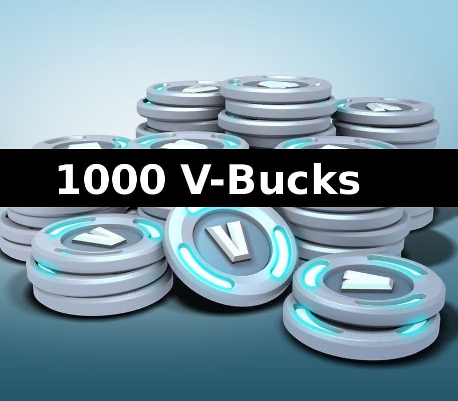 Fortnite 1000 V-Bucks Epic Games CD Key cover art