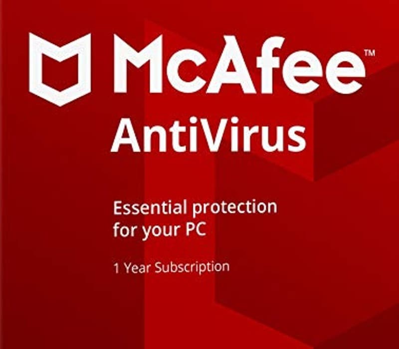 McAfee AntiVirus 2022 Key (3 Years / 1 PC) cover art