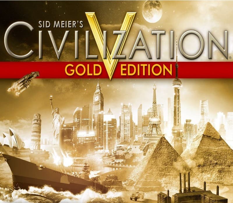 Sid Meier's Civilization V Gold Edition Steam CD Key cover art
