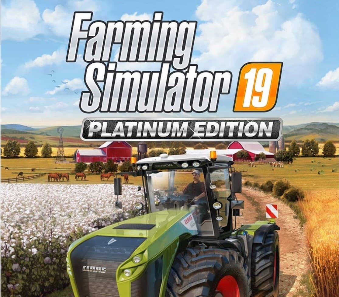 Farming Simulator 19 Platinum Edition PC Steam CD Key cover art