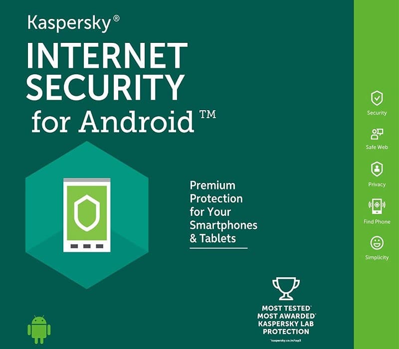 Kaspersky Internet Security for Android 2023 Key (1 Year / 1 Device) cover art