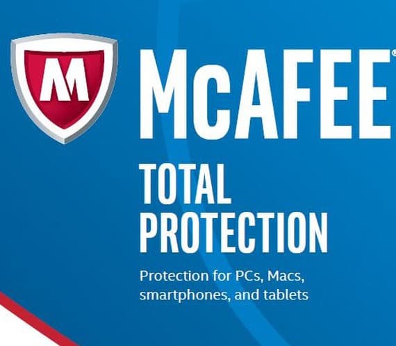 McAfee Total Protection 2020 (1 Year / 10 Devices) cover art
