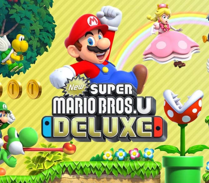 New Super Mario Bros U Deluxe EU Nintendo Switch CD Key cover art