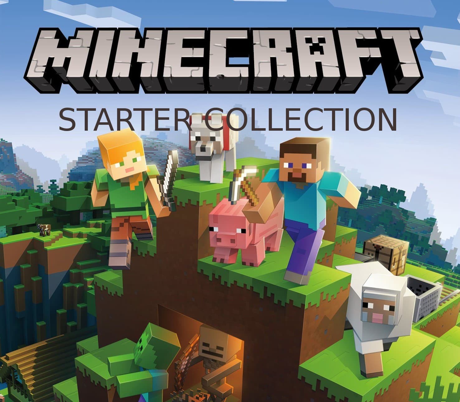 Kapa husi Minecraft Starter Collection Windows 10 CD Key