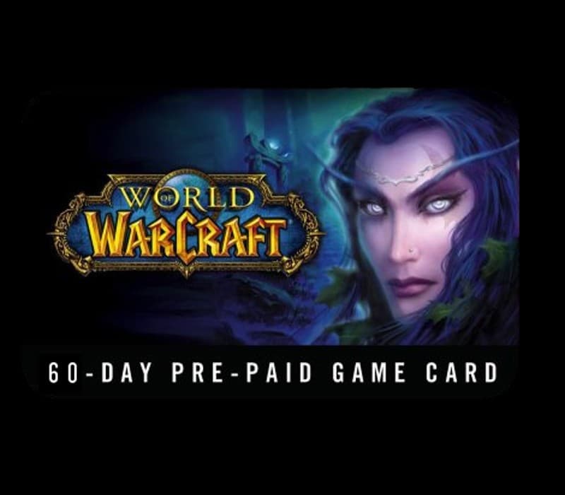 World of Warcraft 60 DAYS Pre-Paid Time Card AU cover art