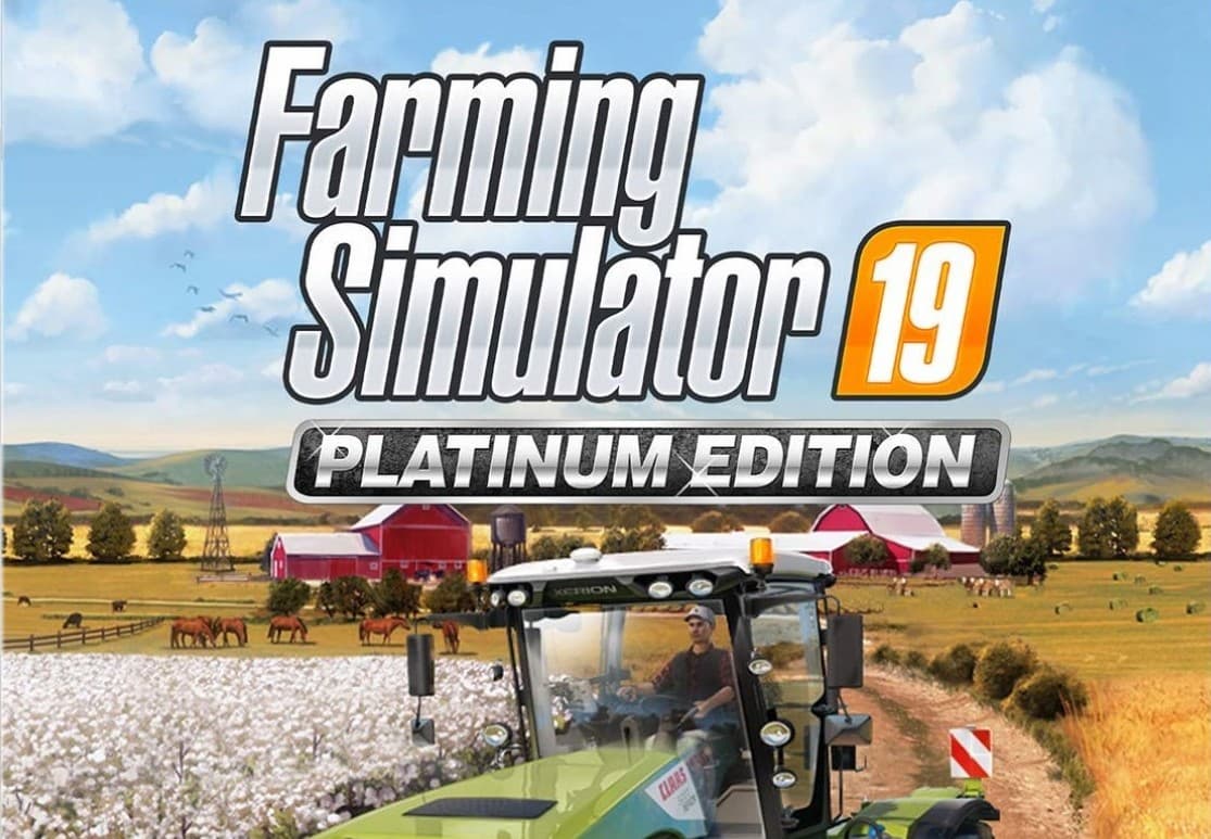 Farming Simulator 19 Platinum Edition EU Steam CD Key cover art