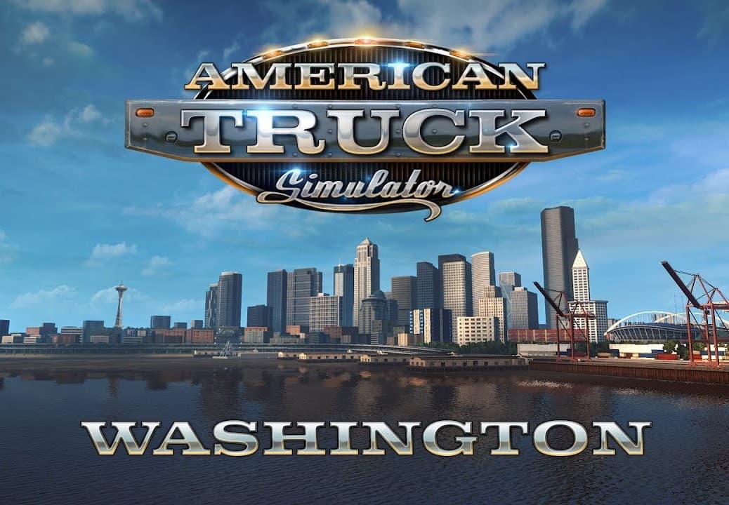 American Truck Simulator - Washington DLC EU PC Steam CD Key cover art