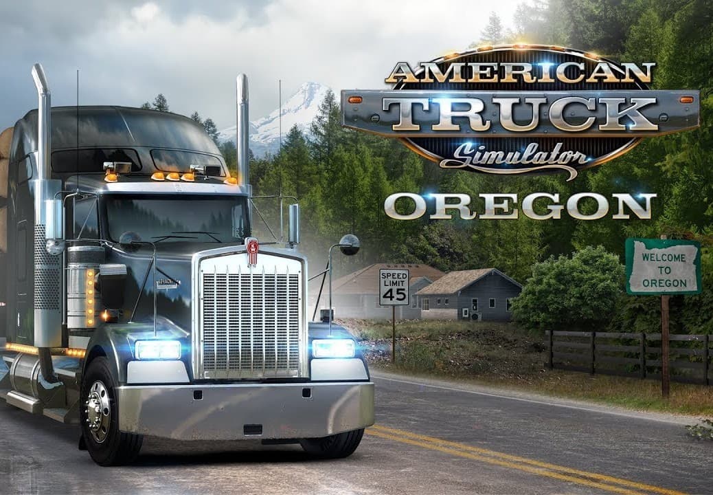 American Truck Simulator - Oregon DLC Steam CD Key cover art