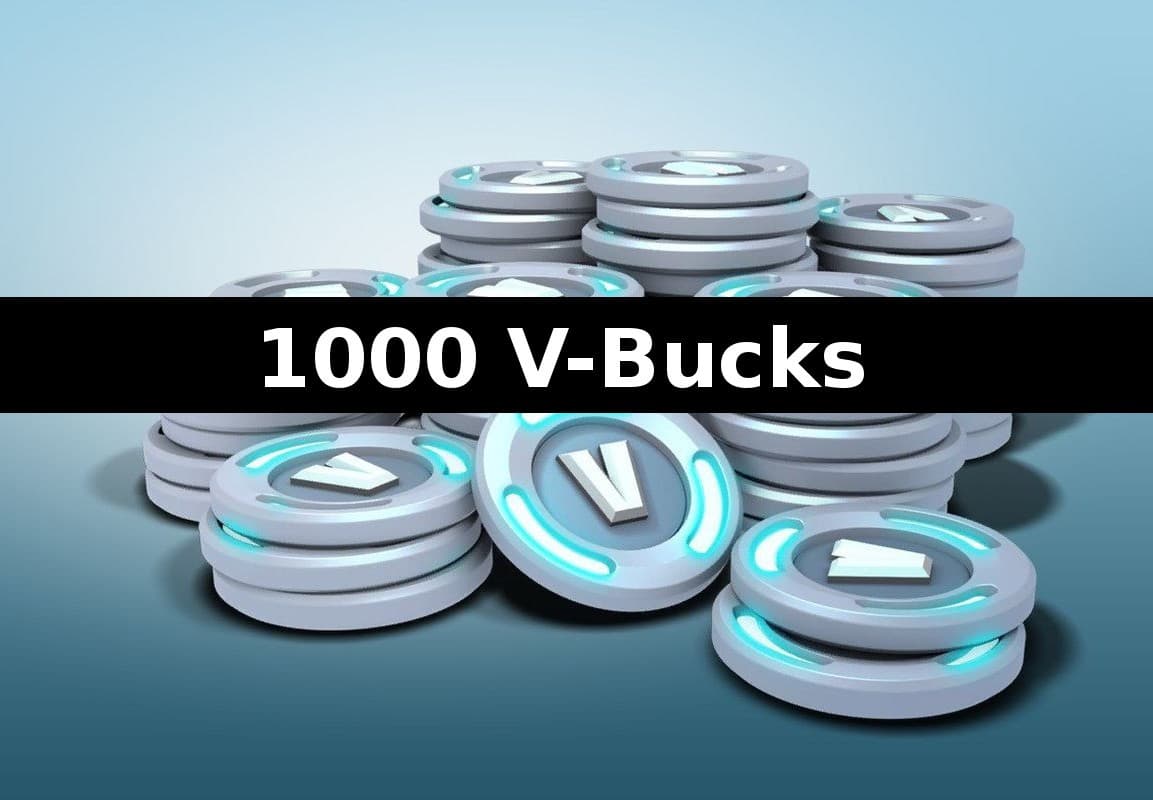 Sampul Fortnite 1000 V-Bucks Epic Games CD Key