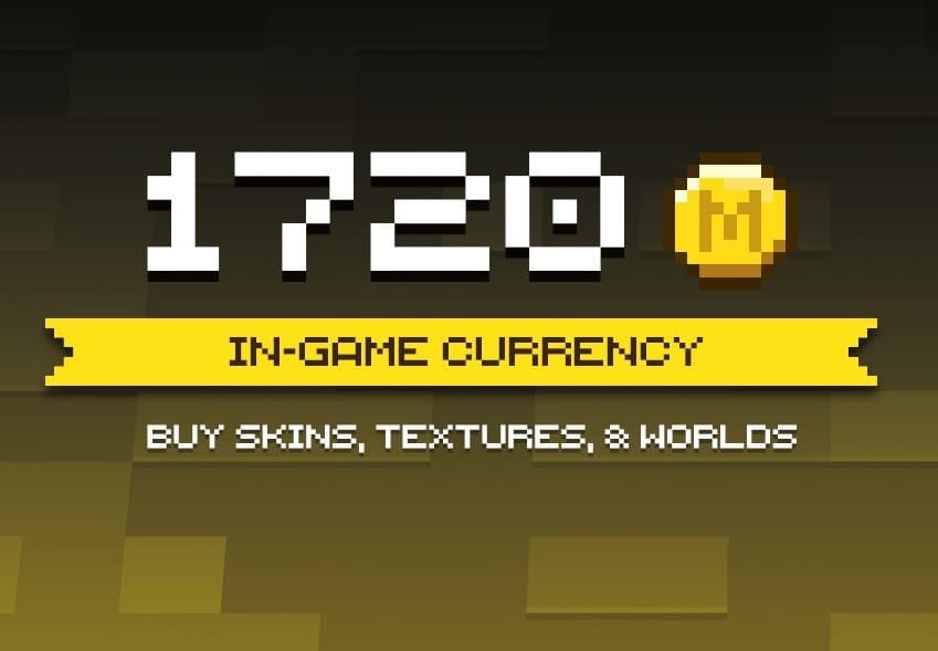 Kapa husi Minecraft Minecoins Pack - 1720 Coins XBOX One / Xbox Series X|S CD Key