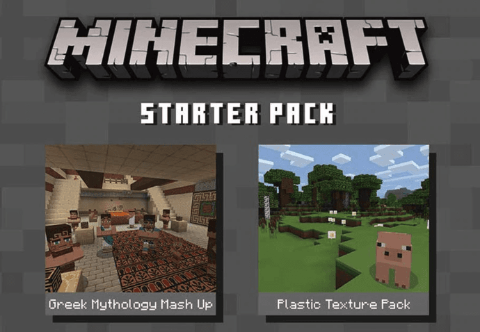 Kapa husi Minecraft - Starter Pack DLC XBOX One CD Key