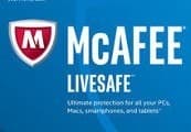 Sampul McAfee LiveSafe 2025 Key (1 Year / Unlimited Devices)
