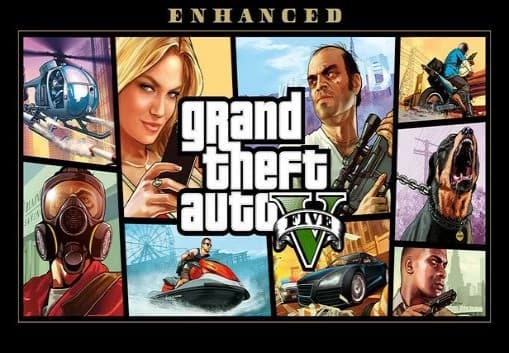 Kapa husi Grand Theft Auto V Enhanced PC Rockstar Digital Download CD Key