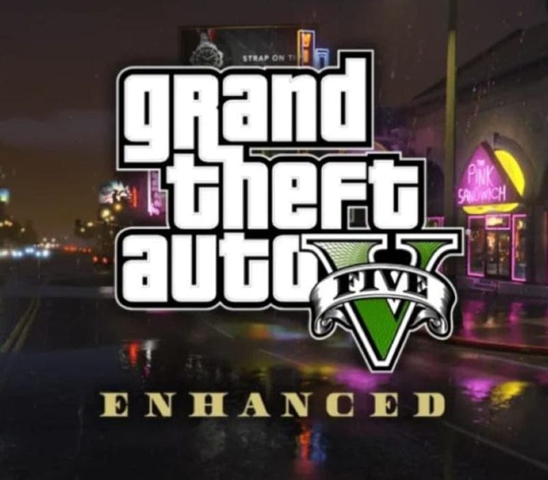 Kapa husi Grand Theft Auto V Enhanced PC Rockstar Digital Download CD Key