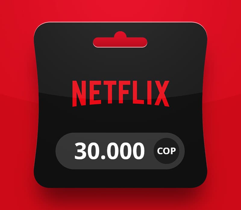 Kapa husi Netflix COP 30000 Gift Card CO