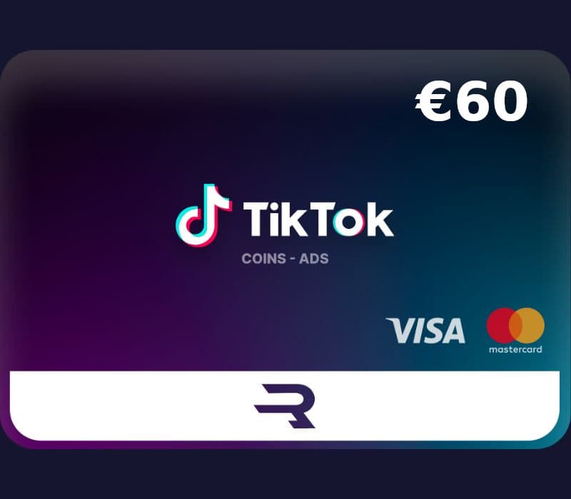 Rewarble TikTok EUR 60 Gift Card cover art