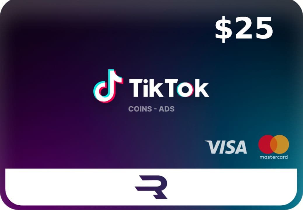 Kapa husi Rewarble TikTok USD 25 Gift Card