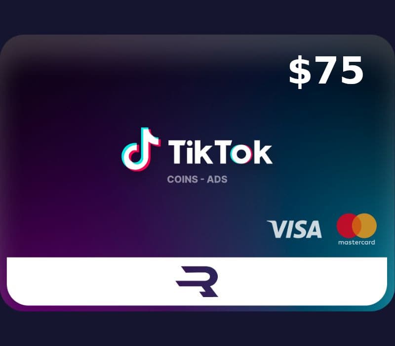 Rewarble TikTok USD 75 Gift Card cover art