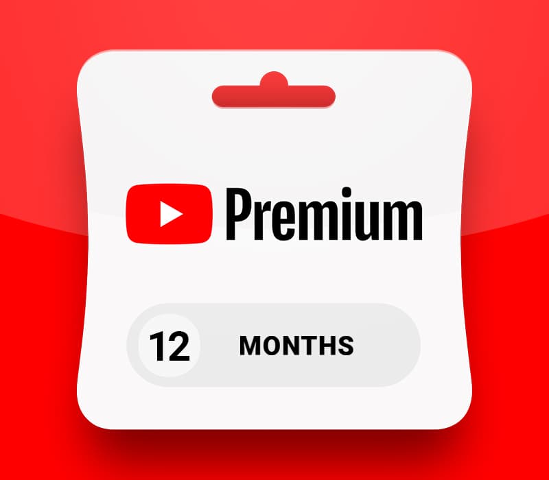YouTube Premium 12 Months Subscription Key cover art