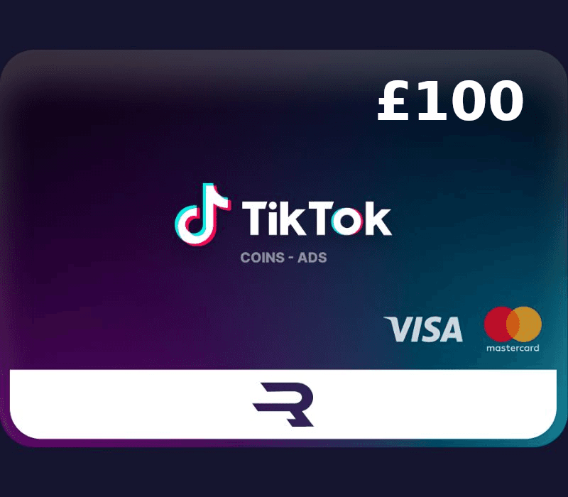 Rewarble TikTok GBP 100 Gift Card cover art