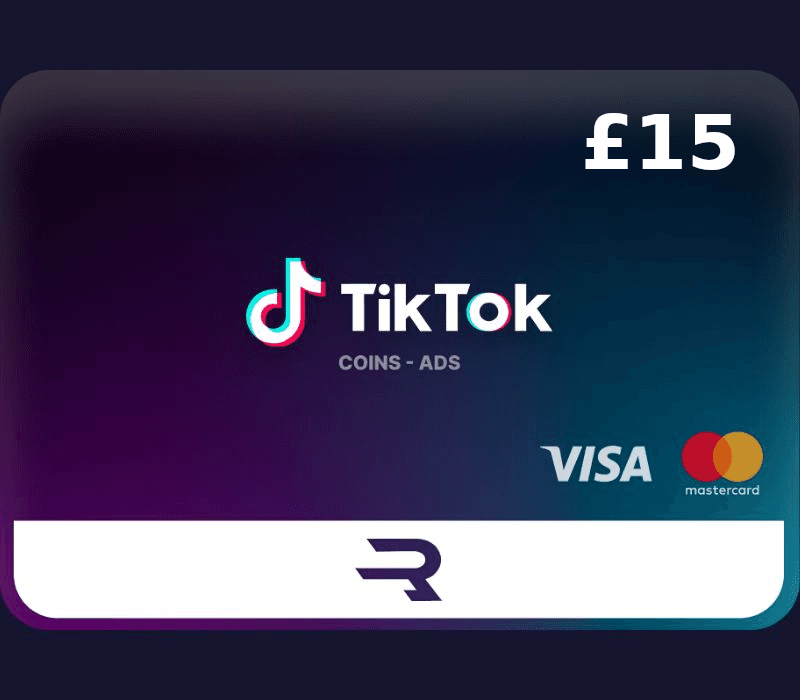 Rewarble TikTok GBP 15 Gift Card cover art