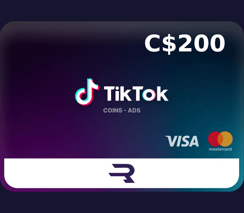 Sampul Rewarble TikTok CAD 200 Gift Card