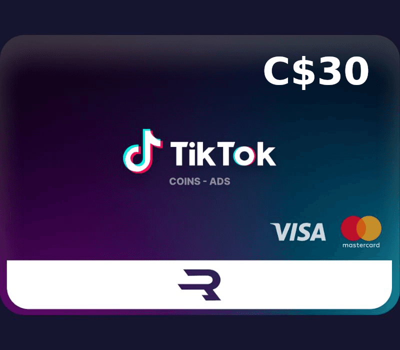 Rewarble TikTok CAD 30 Gift Card cover art