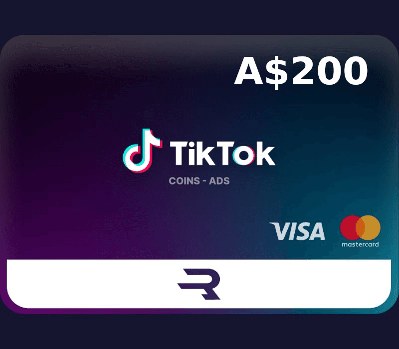 Rewarble TikTok AUD 200 Gift Card cover art