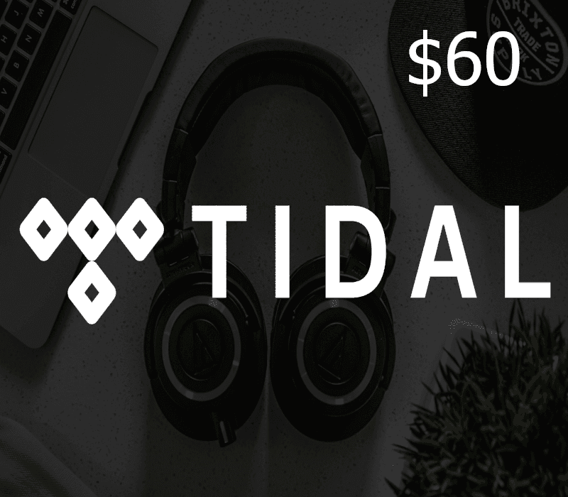 TIDAL $60 Gift Card US cover art