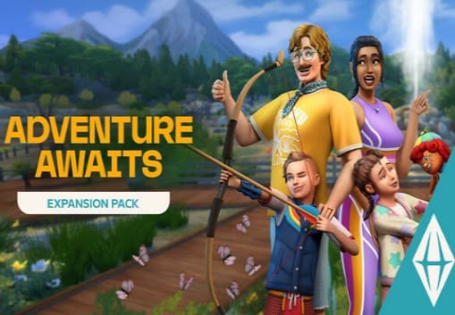 The Sims 4 - Adventure Awaits Expansion Pack DLC PC EA App CD Key cover art