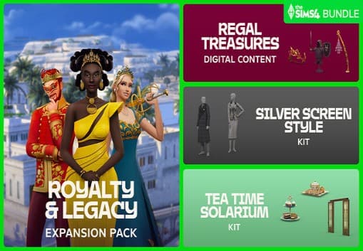The Sims 4 - Royalty & Legacy Grand Bundle DLC PC Steam Altergift cover art
