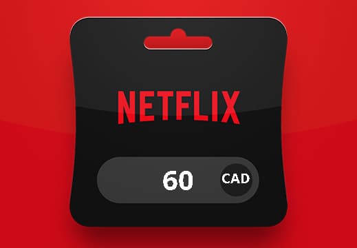 Netflix CAD 60 Gift Card CA cover art