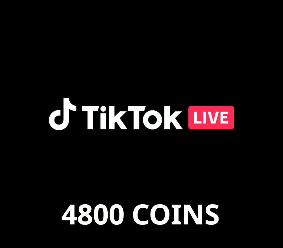 Kapa husi Tiktok 4800 Coins Gift Card JP