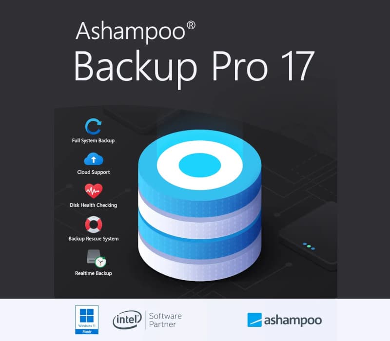 Ashampoo Backup Pro 17 Key (3 PCs) cover art