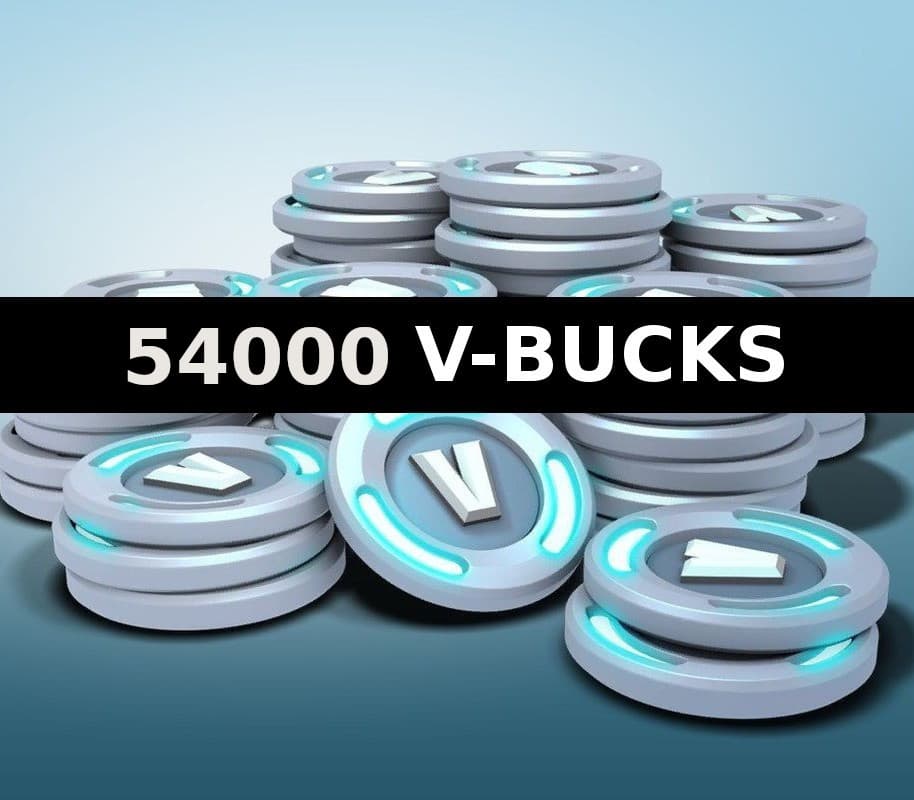 Fortnite - 54000 V-Bucks Epic Games / XBOX One / Xbox Series X|S Account cover art