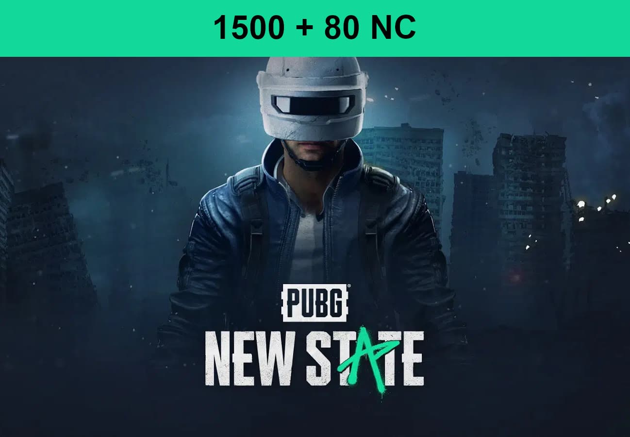 PUBG: NEW STATE - 1500 + 80 NC CD Key cover art