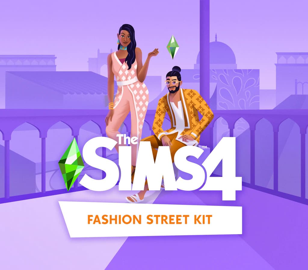 The Sims 4 - Fashion Street Kit DLC PC EA App CD Key cover art